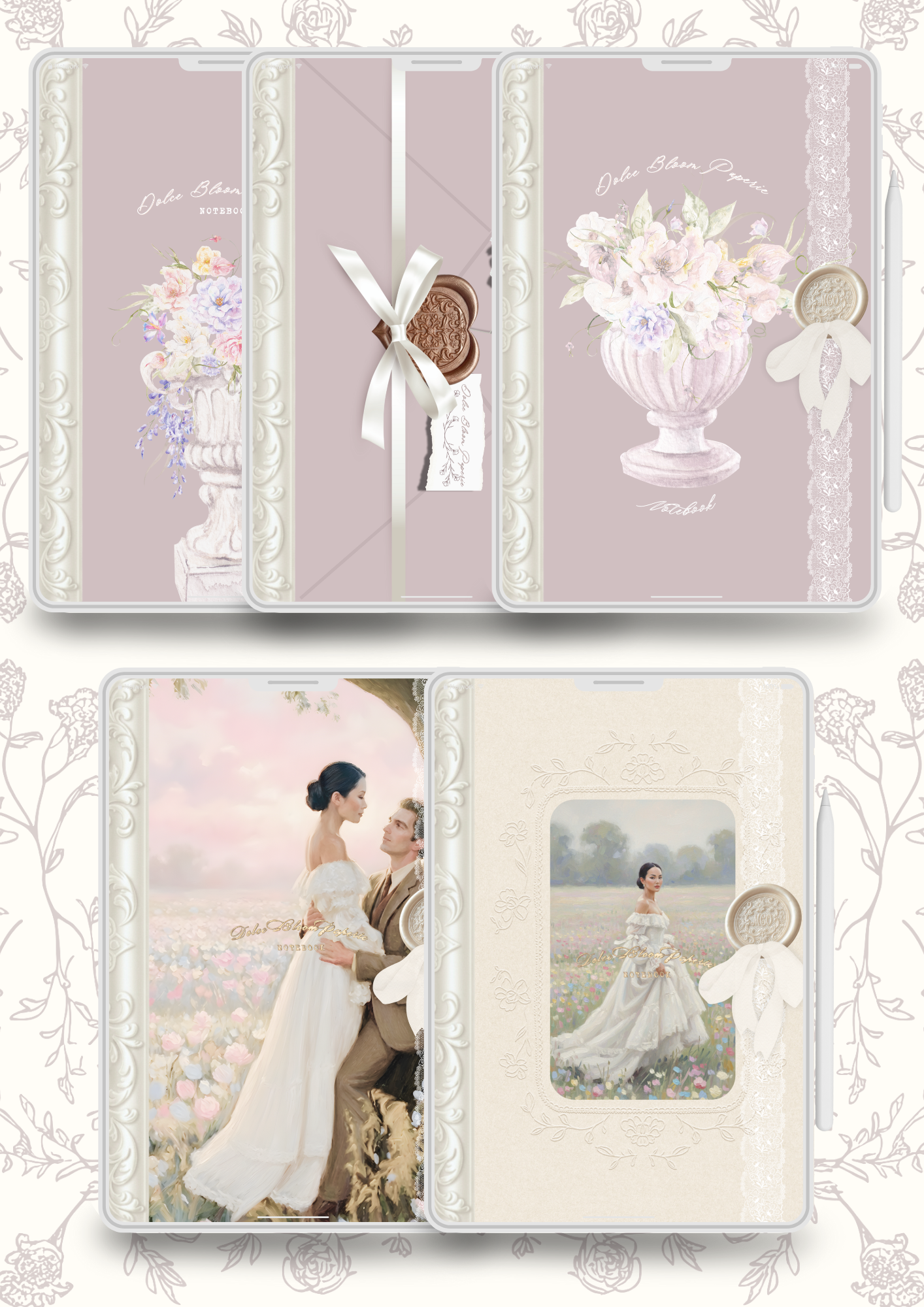 The Blooming Notes' "He Who Dwells in The Garden" Digital Notebook (Tablet-Friendly + Printable)