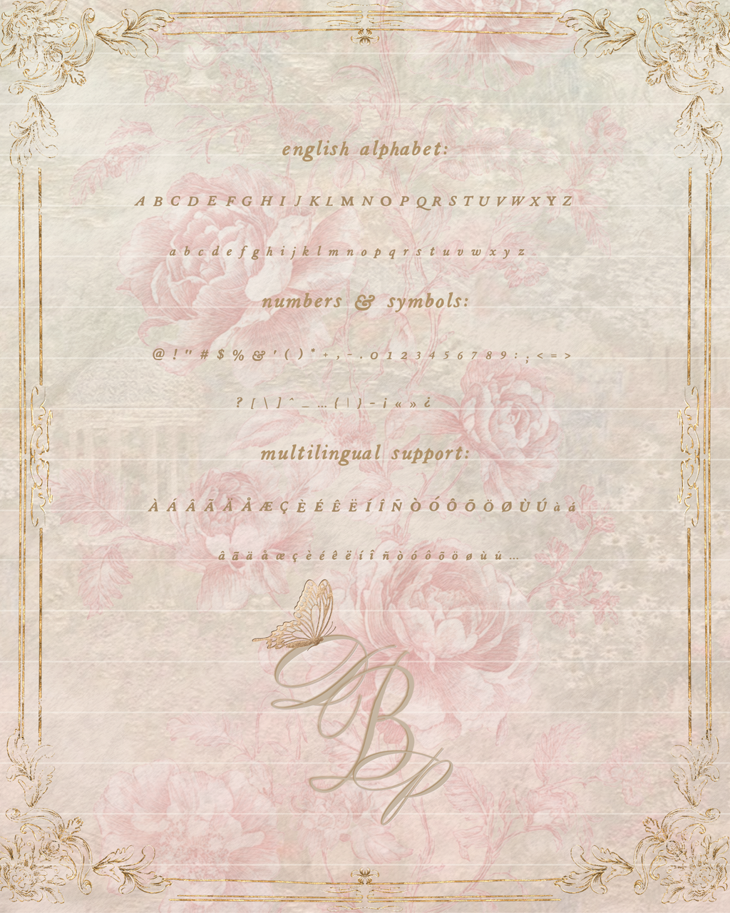 The Bloom Estate | Digital Typeface