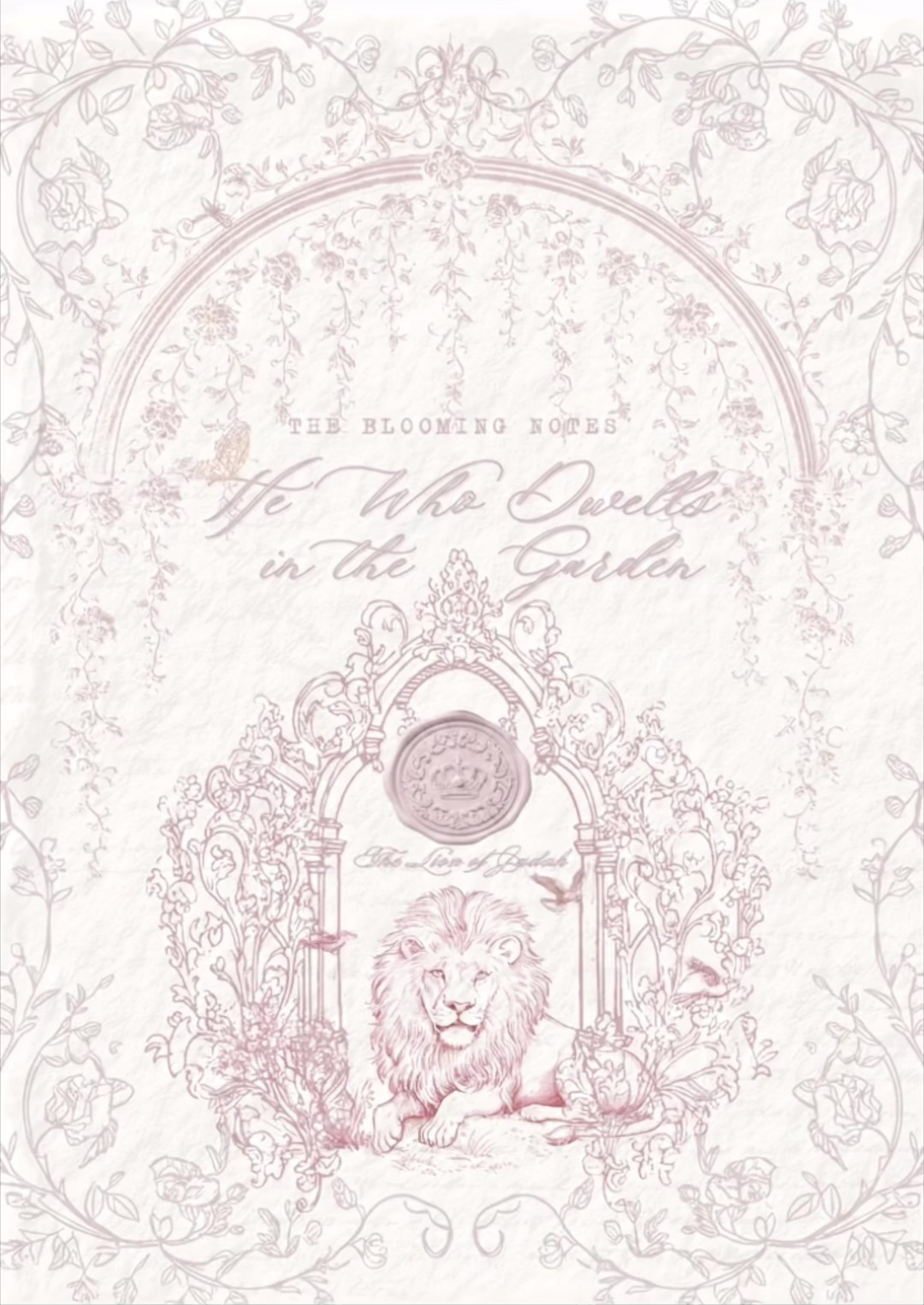 The Blooming Notes' "He Who Dwells in The Garden" Digital Notebook (Tablet-Friendly + Printable)